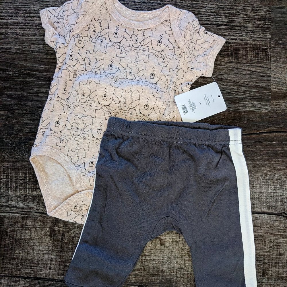 Boys Tow Piece Bear Set